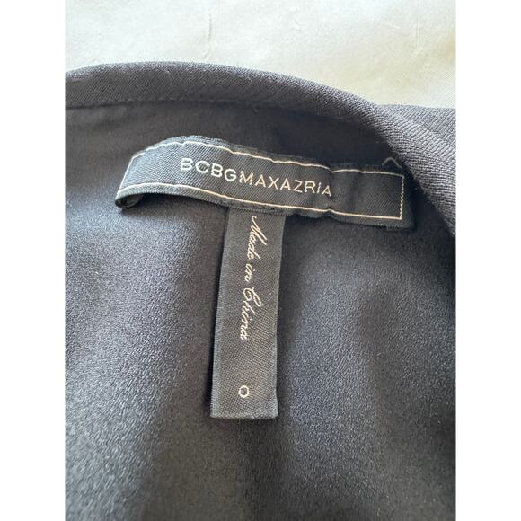 BCBGMAXAZRIA Black Sleeveless Fit & Flare Dress Size 0 - Picture 7 of 7